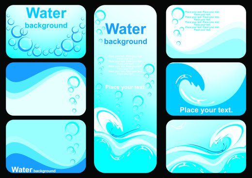 water-business-card-templates